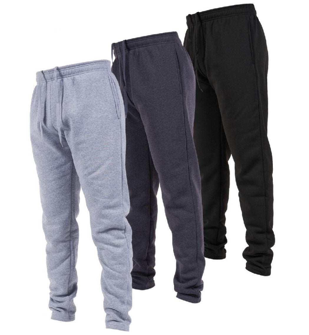 Men's Open Bottom Sweatpants, 3 Pack
