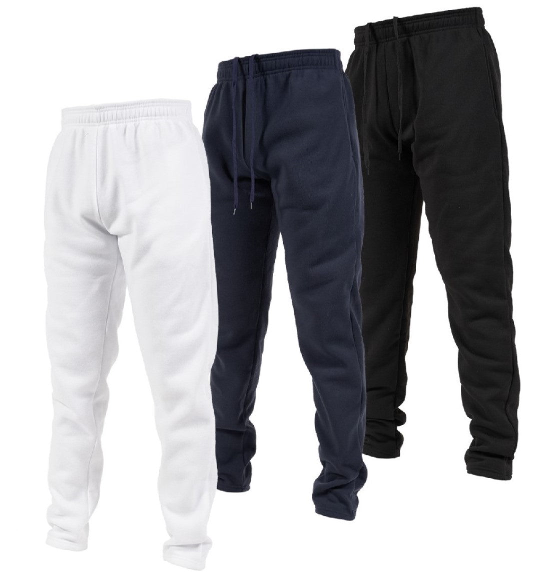 Men's Open Bottom Sweatpants, 3 Pack