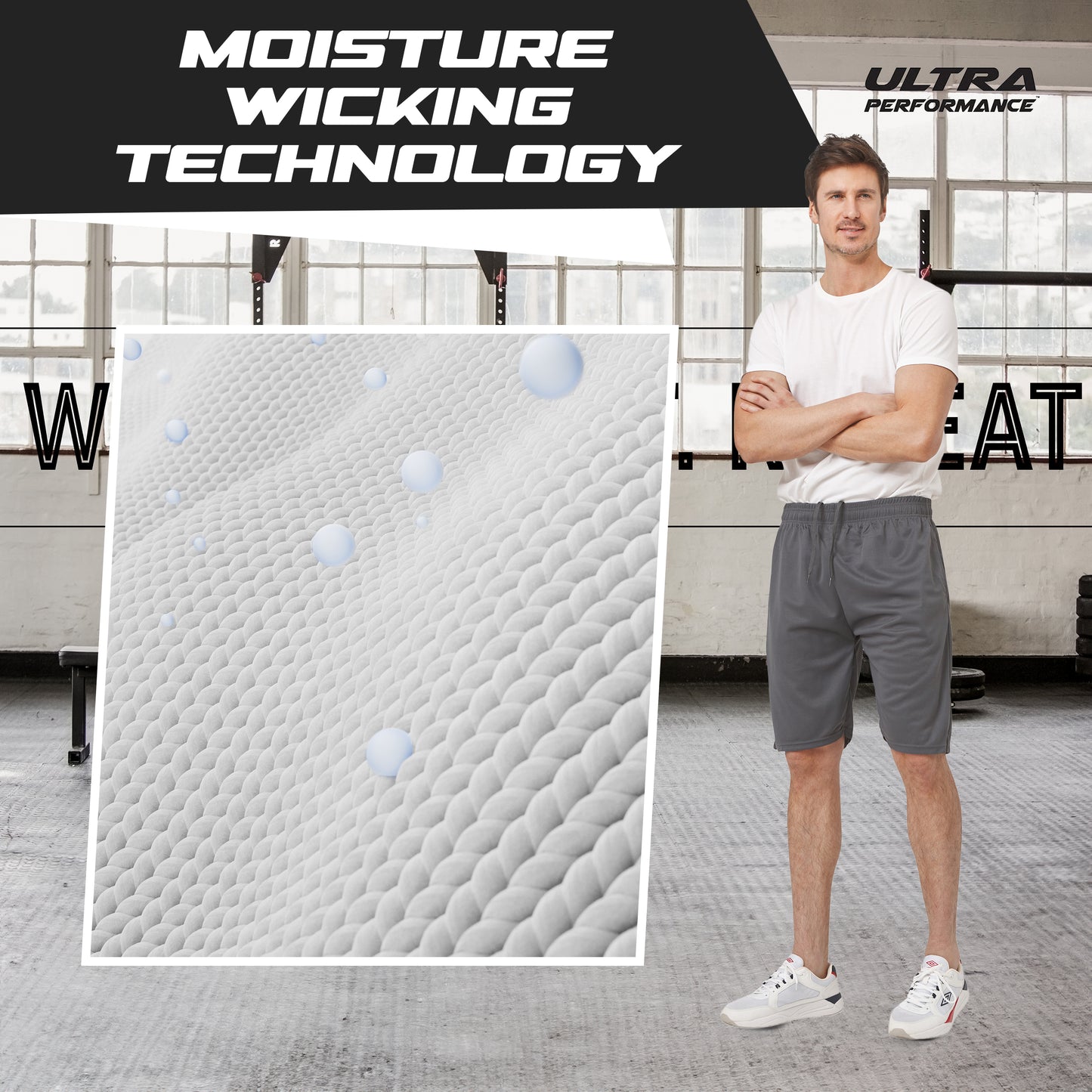 Men's Mesh Basketball Shorts, 5 Pack