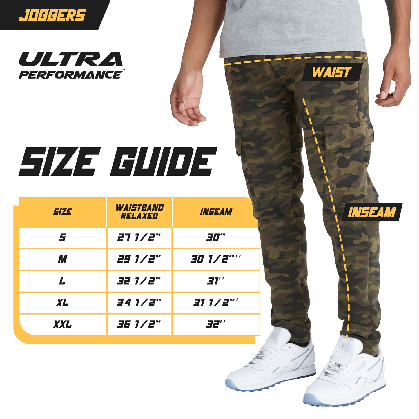 Men's Open Bottom Sweatpants, 3 Pack