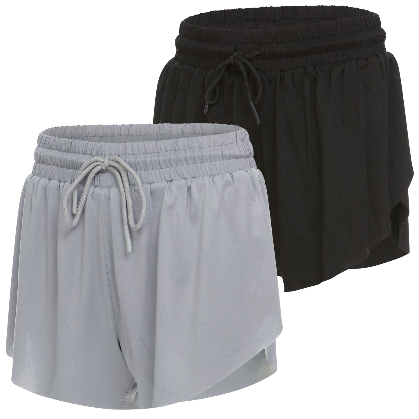 Girl's Butterfly Shorts, 2 Pack