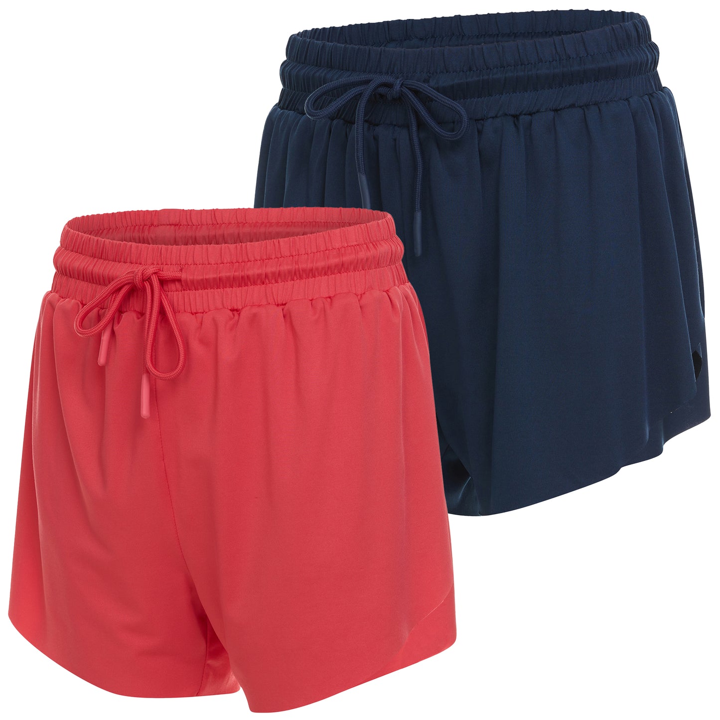 Girl's Butterfly Shorts, 2 Pack