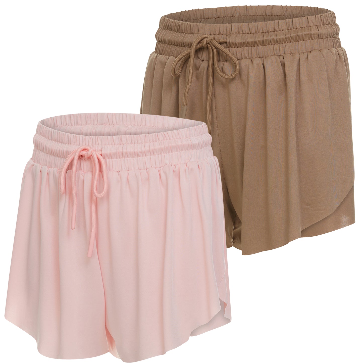 Girl's Butterfly Shorts, 2 Pack