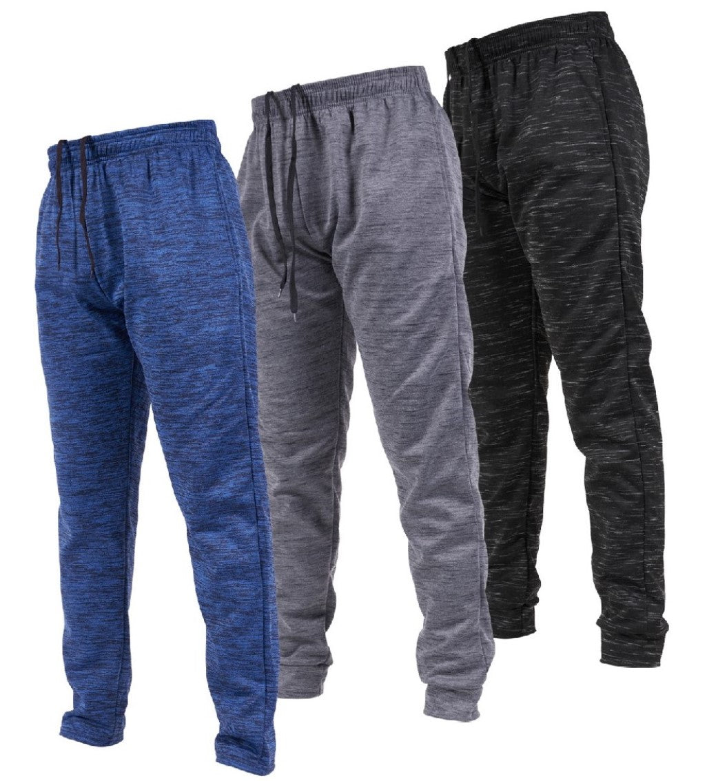 Men's Open Bottom Sweatpants, 3 Pack