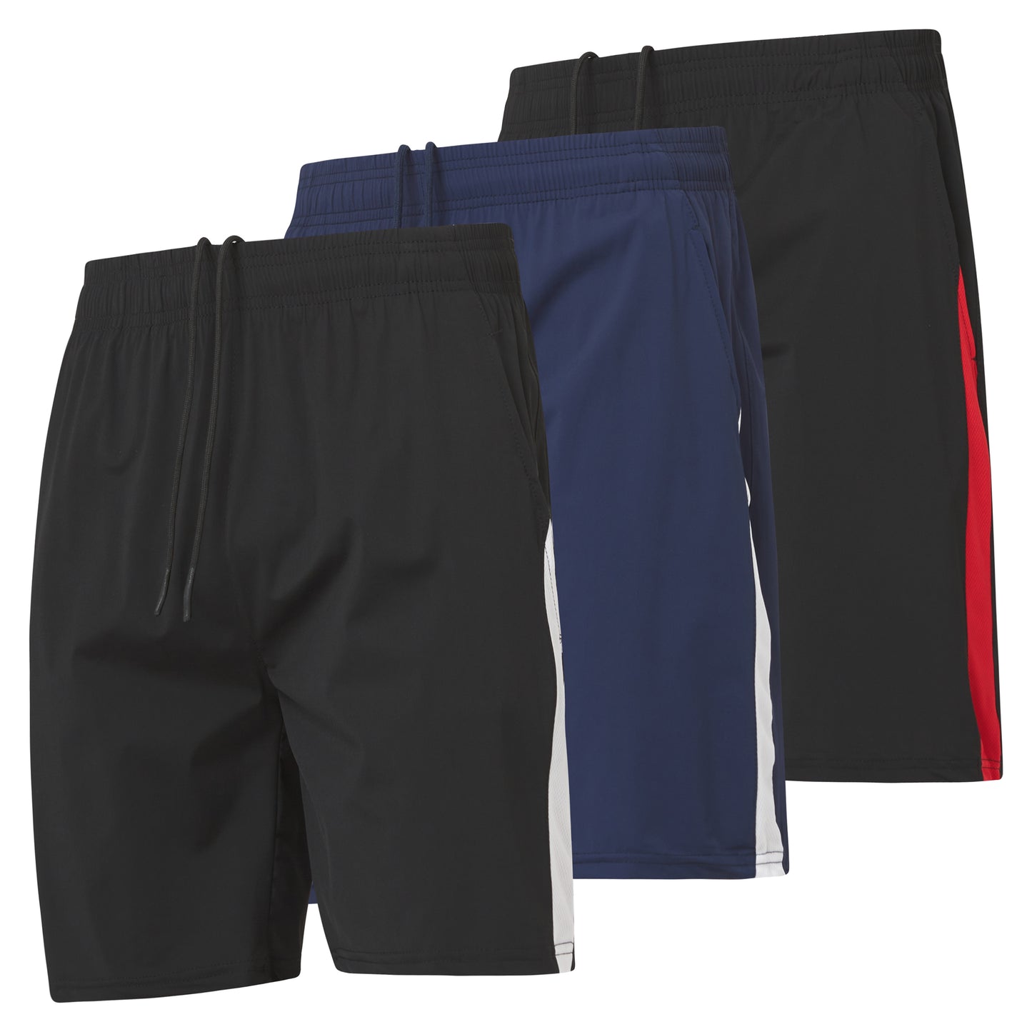 Men's Super Stretch Workout Shorts, 3 Pack