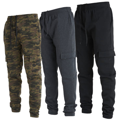 Men's Open Bottom Sweatpants, 3 Pack