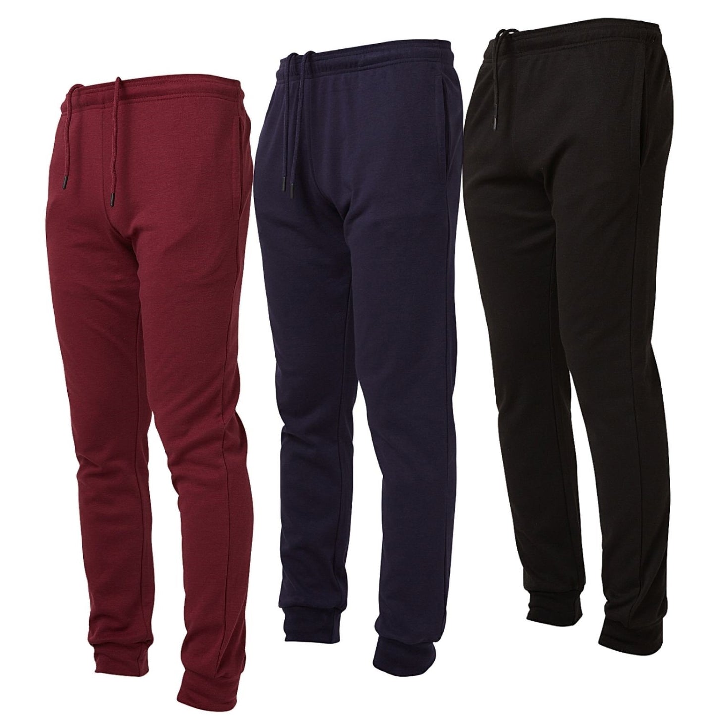 Men's Fleece Joggers, 3 Pack