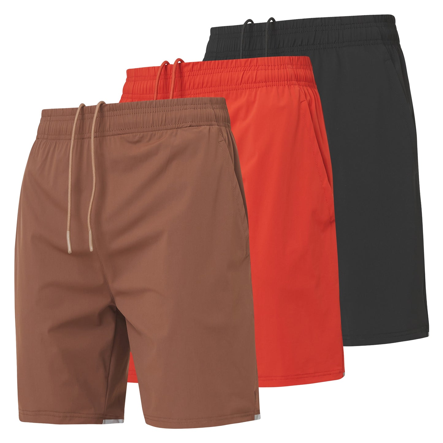 Men's Super Stretch Workout Shorts, 3 Pack