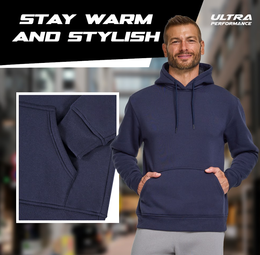 Mens Pullover Sweatshirt Hoodie